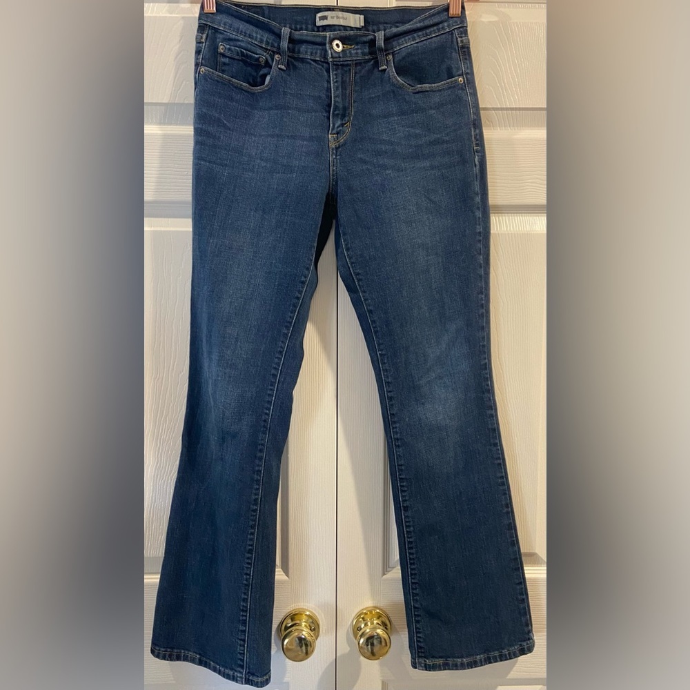 Levi's 515 Bootcut 8 Women's Denim Jeans Dark Wash